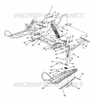 SOSPENSIONI ANTERIORI and SCIARE WIDETRAK GT 0962061 and EUROPEAN WIDETRAK GT E9620 (4931623162B001)