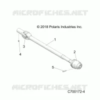 DRIVE TRAIN, FRONT PROP ALBERO