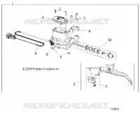 FRENO ANTERIORE BRAKE LEVER AND MASTER CYLINDER