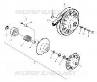 FRIZIONE DRIVEN ASSEMBLY  Trail Boss W958527 (4930323032B011)