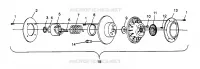 FRIZIONE DRIVEN 600 XCR 0961676 and EUROPEAN 600 XCR E961676 (4932123212B014)