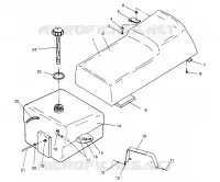 MONTAGGIO SEDILE   SERBATOIO WIDETRAK LX 0952064 and  EUROPEAN WIDETRAK LX E9 (4928942894A007)