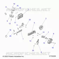 ELETTRICO, WIRE HARNESS, COMPONENTS