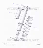 SUSPENSION, SHOCK ANTERIORE MOUNTING