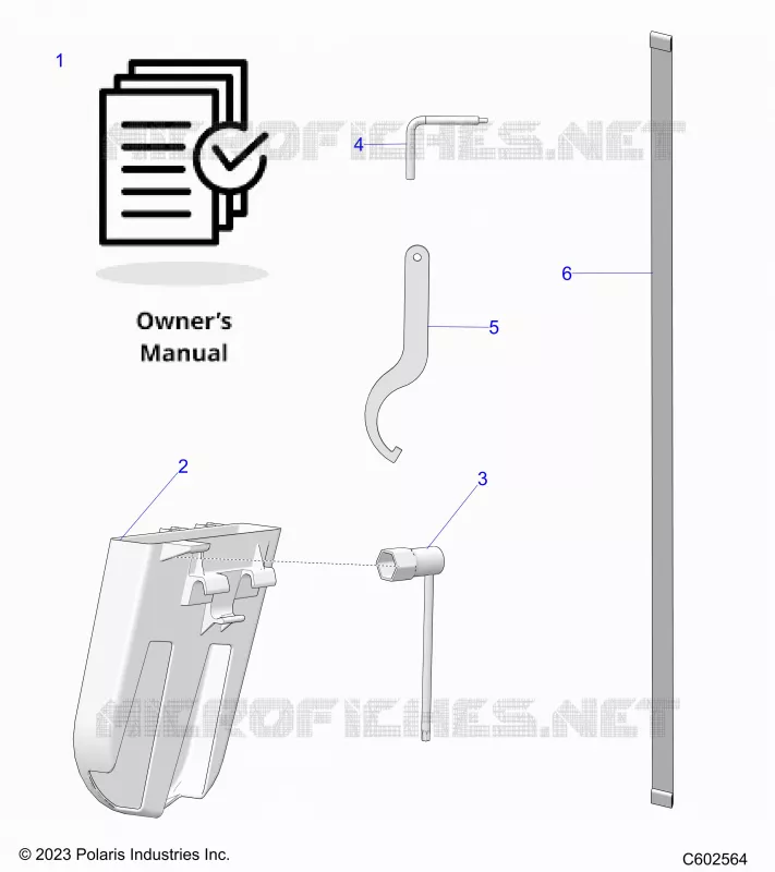REFERENCES, MANUALE DEL PROPRIETARIO, BELT HOLDER, TOOLS