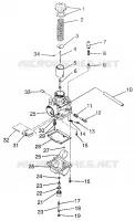 CARBURATORE WIDETRAK GT 0972061 AND EUROPEAN WIDETRAK GT E972061 (4938173817C008)