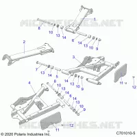 SOSPENSIONE POSTERIORE CONTROL ARMS