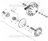 FRIZIONE DRIVEN Magnum 2X4 W98AA42A (4945524552B012)