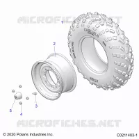 RUOTAS, FRONT TIRE
