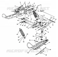 SOSPENSIONI ANTERIORI and SCIARE XLT SP 0966676 and EUROPEAN XLT SP E966676 (4931703170B002)