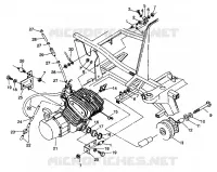 MONTAGGIO DEL MOTORE Trail Boss W938527 (4924072407004A)