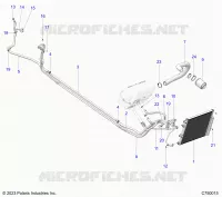 ARIA CONDIZIONATA CONDENSER AND HOSE ROUTINGS