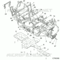 CHASSIS, TELAIO PRINCIPALE AND SKID PLATES