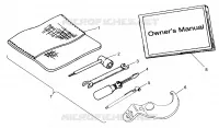 KIT DI STRUMENTI Sport 400L W97BA38C and Trail Blazer W97BA25C (4940124012C007)