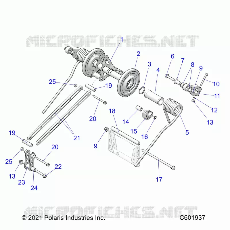 SUSPENSION, POSTERIORE COPPIA ARM