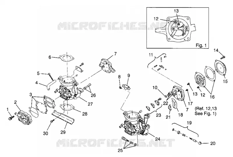 CARBURATORE HURRICANE B974473 AND INTL. HURRICANE I974473 (4941044104C003)