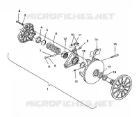 TRASMISSIONE FRIZIONE ASSEMBLY Storm/0932770 and Storm SKS/0932570 (4923032303023A)