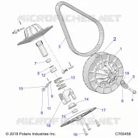 TRASMISSIONE, SECONDARY CLUTCH
