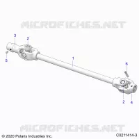 TRASMISSIONE, FRONT PROP SHAFT