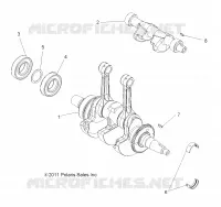 MOTORE, ALBERO MOTORE AND BALANCE SHAFT