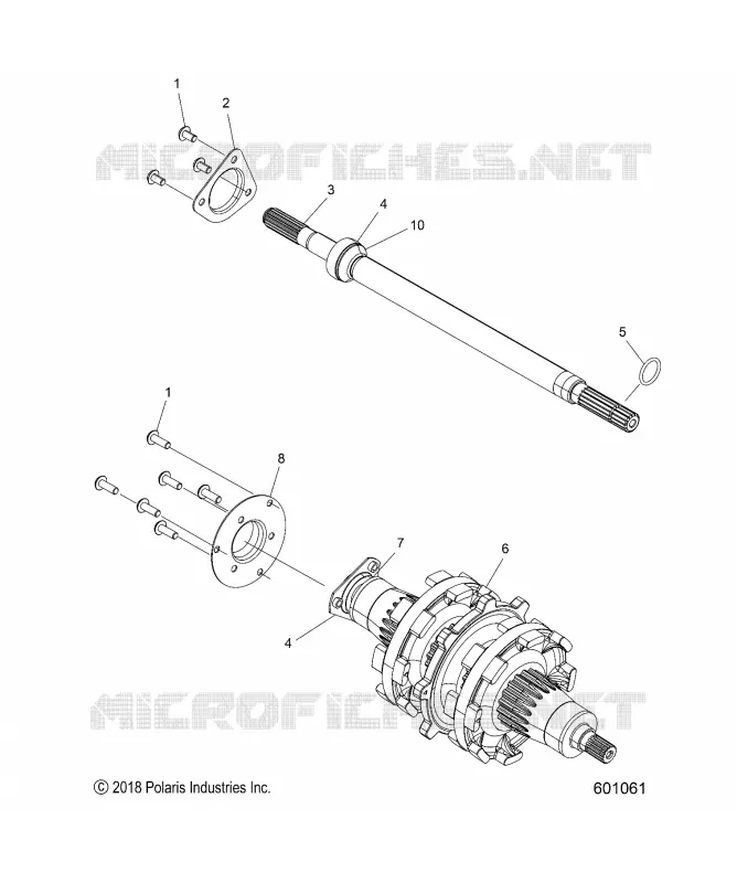 TRASMISSIONE, JACKSHAFT AND DRIVESHAFT