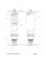 SUSPENSION, SHOCK ANTERIORE TRACK