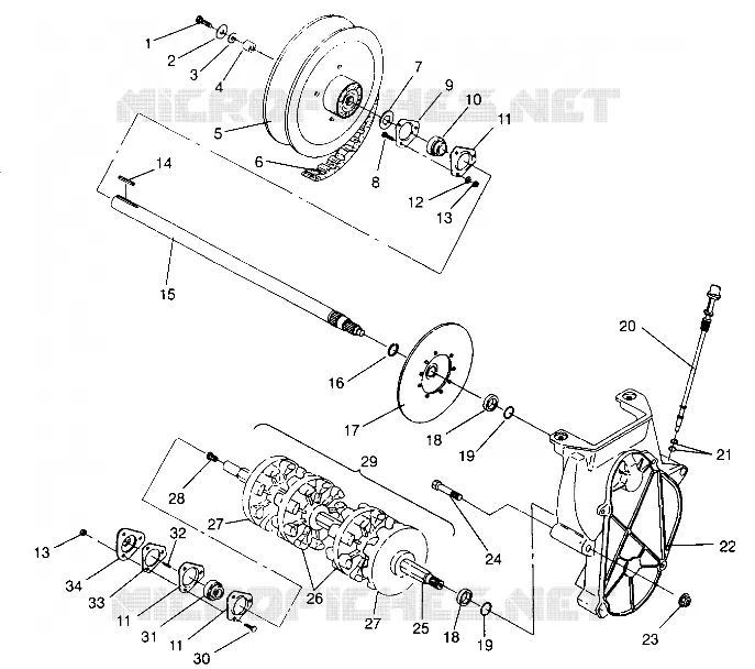 TRASMISSIONE ASSEMBLY XLT Special (Xtra) 0946767 (4927112711018A)