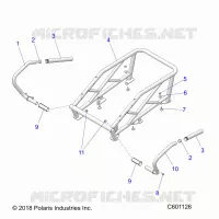 TELAIO, RACK AND PASSENGER HAND HOLD