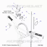 MOTORE, THROTTLE CONTROL ASM.