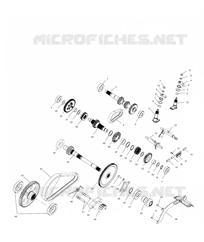 SCATOLA DEGLI INGRANAGGI (Internal Components)