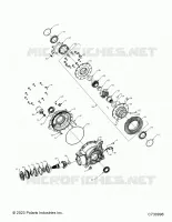 TRASMISSIONE, REAR GEARCASE INTERNALS