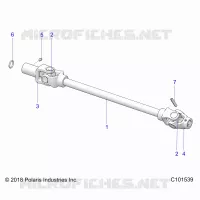 DRIVE TRAIN, FRONT PROP ALBERO