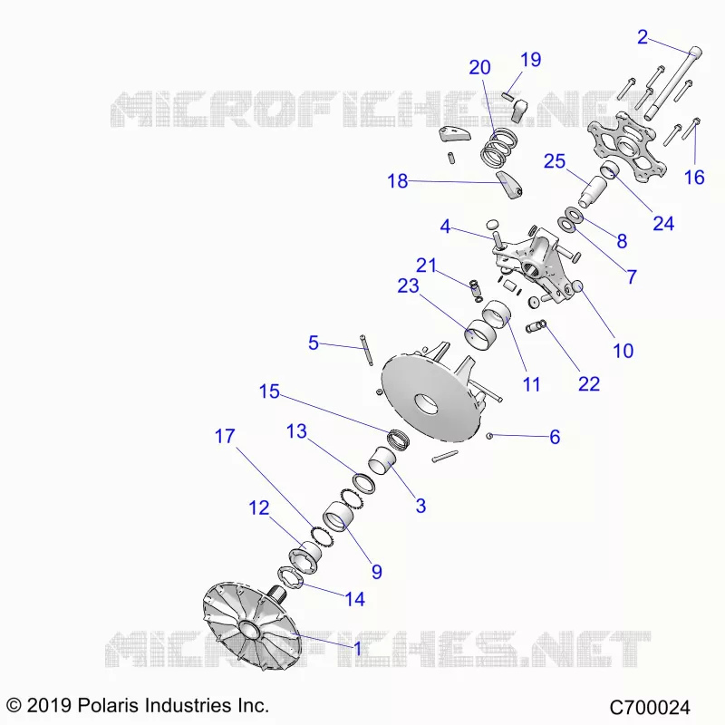 TRASMISSIONE, PRIMARY CLUTCH