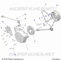 MOTORE, STATOR AND COVER