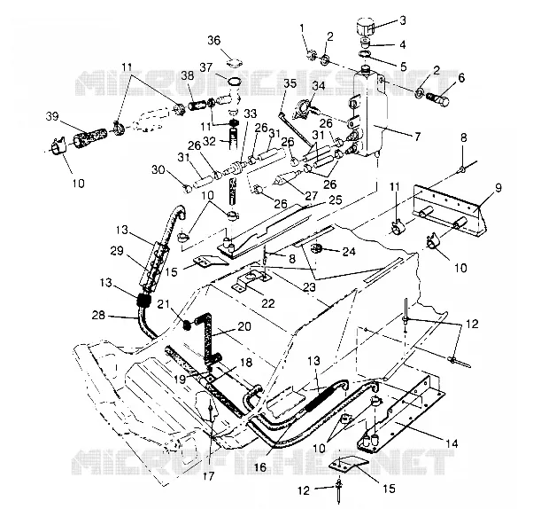 SISTEMA DI RAFFREDDAMENTO  440 XCR SP X951660 (4932833283B006)