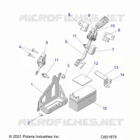 ELETTRICO, BATTERY, MANUAL START POWER UP COMPONENTS