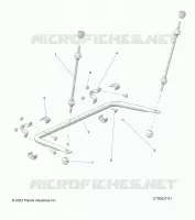 SUSPENSION, REAR BARRA DI STABILIZZAZIONE