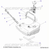 SISTEMA DI ALIMENTAZIONE CARBURANTE, FUEL TANK