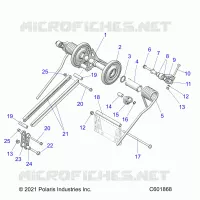 SUSPENSION, POSTERIORE COPPIA ARM
