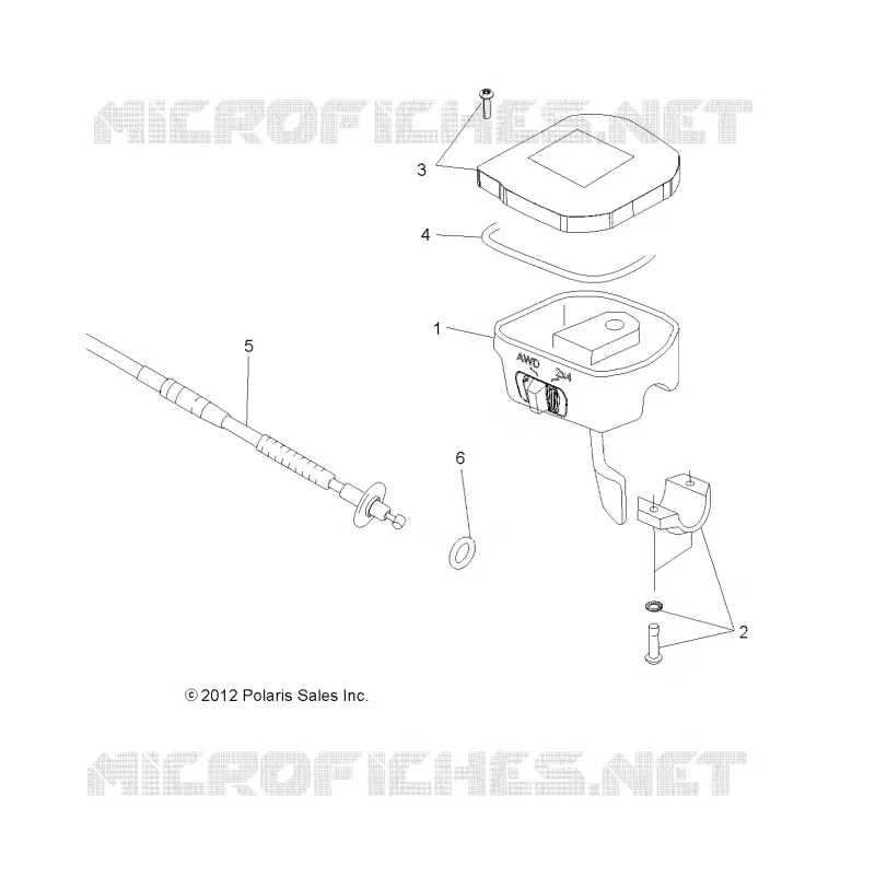 TIMONE, CONTROLS, THROTTLE ASM. AND CABLE