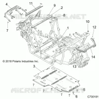 CHASSIS, MAIN FRAME AND SCIARED PLATE