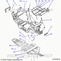CHASSIS, MAIN FRAME AND SCIARED PLATES