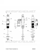SUSPENSION, AMMORTIZZATORE POSTERIORE TRACK, VELOCITY