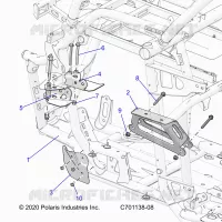 CHASSIS, MOTORE AND REAR DRIVELINE MOUNTING