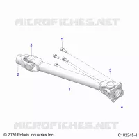 TRASMISSIONE, REAR PROP SHAFT