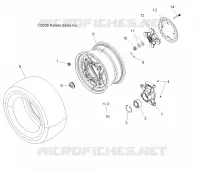 RUOTE, REAR and HUB