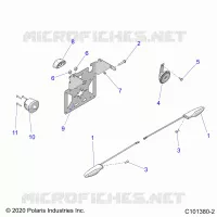 ELETTRICO, TURN SIGNALS, HORN, AND LICENSE PLATE LIGHT
