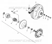 FRIZIONE DRIVEN ASSEMBLY 4X4 250 W938127 (4924042404024A)