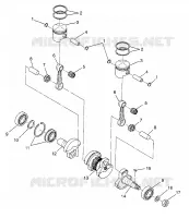 PISTONEEE   ALBERO MOTORE LITE 0983433 AND LITE DELUXE 0983431 (4941864186C005)