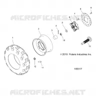 RUOTE, FRONT TIRE AND FRENO DISC